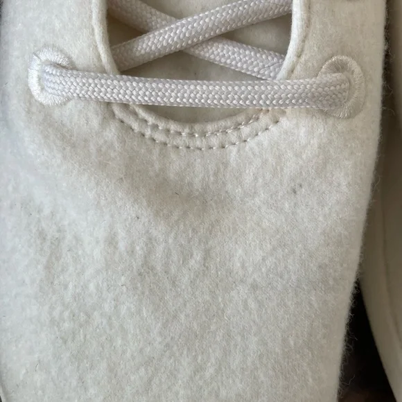 Allbirds Wool Cruiser Off White Lace-Up Sneakers - Picture 4 of 5